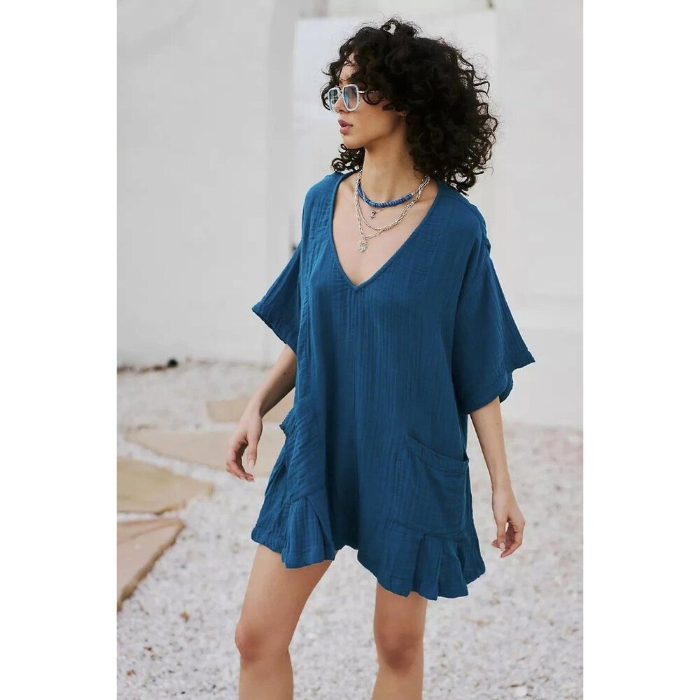 Free People Free est So Lively Mini Romper Dress M